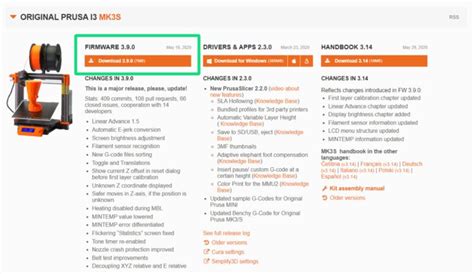 prusa firmware update|how to update firmware on prusa mk3s.